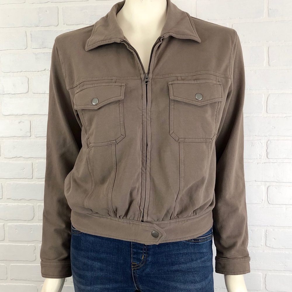 NWT Mod-o-doc brown zip up jacket
